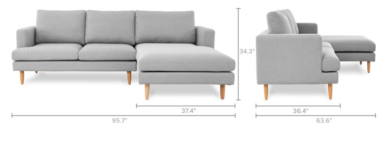 tana chaise sectional sofa
