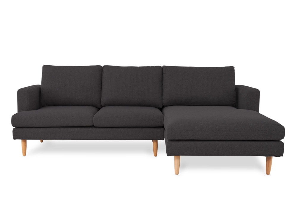 Tana Sectional Sofa Light Gray Left Facing Castlery United States
